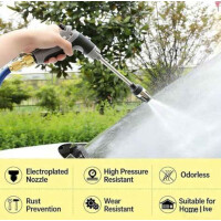 Hochdruck Sprühlanze für Gartenschlauch Wasserstrahl Reinigung Metall