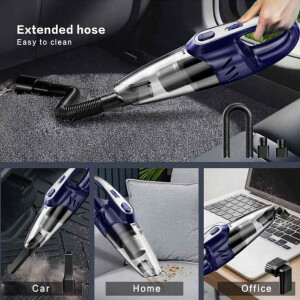 Akku Handstaubsauger Kabellos Mini Staubsauger Auto Tisch USB HEPA Filter