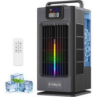 Mini Luftkühler 4in1 2000ml Wassertank 4 Stufen Timer Oszillation RGB