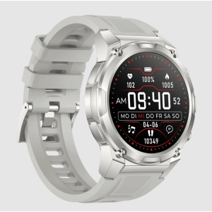 Gard Pro Ultra 3 Smartwatch AMOLED GPS Fitness Tracker 100 Sportmodi Silber