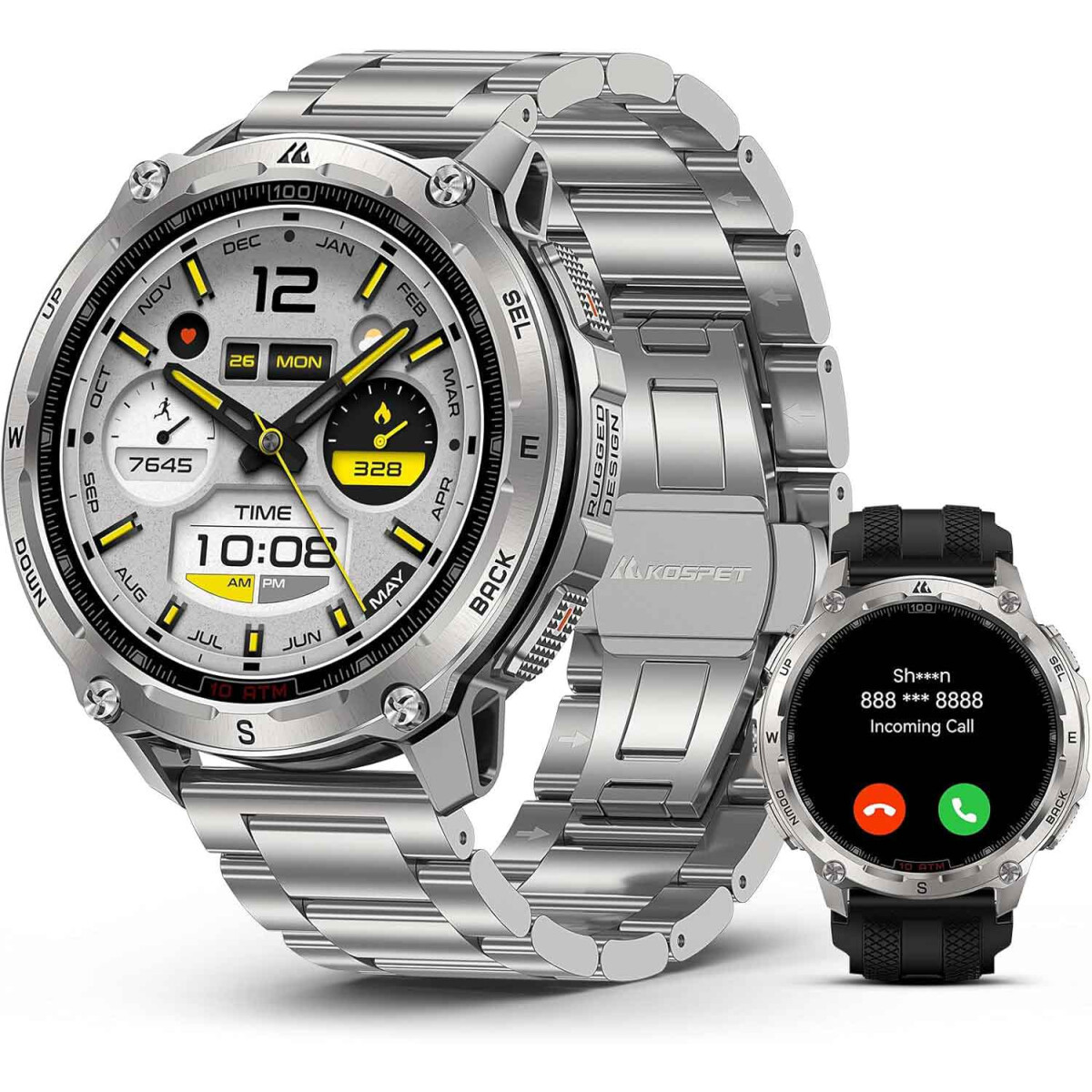 KOSPET TANK T3 Smartwatch Silber Herren  box