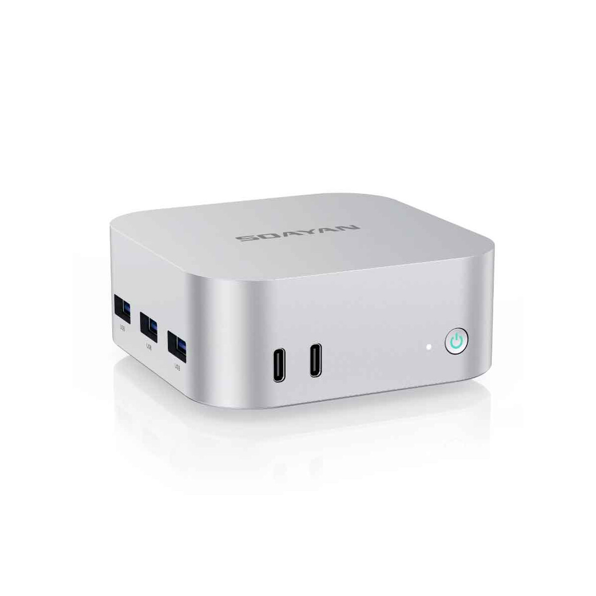 SOAYAN MN-N5 Mini PC Intel N150 12GB RAM box