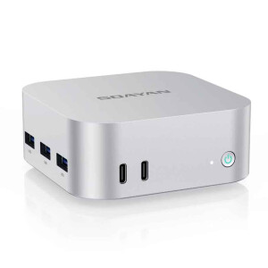 SOAYAN MN-N5 Mini PC Intel N150 12GB RAM 256GB SSD WLAN LAN Silber