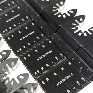 15x Multitool Sägeblätter Holz Metall HCS BIM Titanium für Dremel Makita Bosch