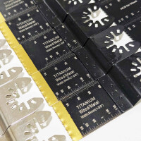 15x Multitool Sägeblätter Holz Metall HCS BIM Titanium für Dremel Makita Bosch