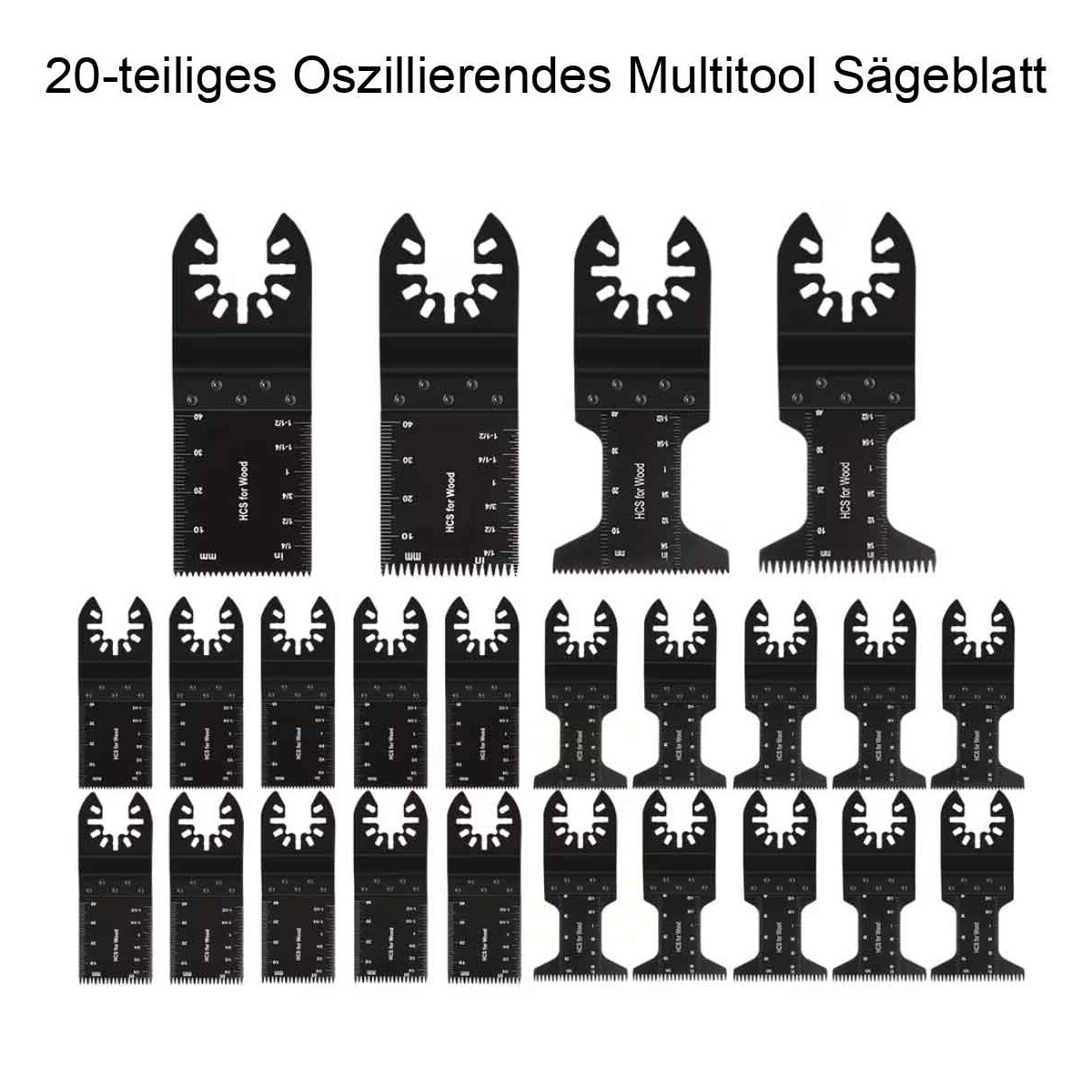 20x Oszillierende Sägeblätter  box