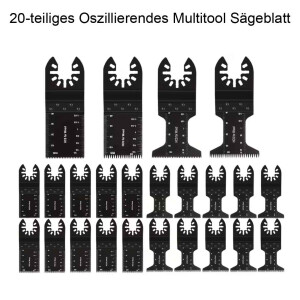 20x Oszillierende Sägeblätter Multitool Holz Kunststoff HCS 35 45mm