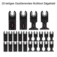 20x Oszillierende Sägeblätter Multitool Holz Kunststoff HCS 35 45mm