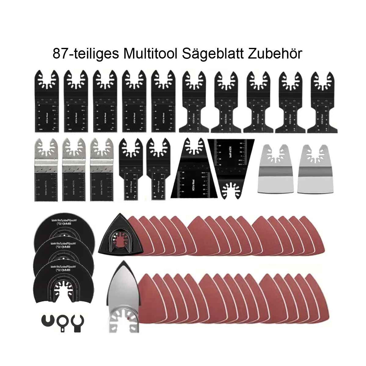 87x Multitool Sägeblätter Schl box