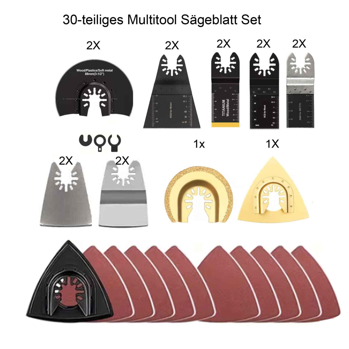 30x Multitool Sägeblätter Tita box