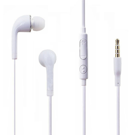 Universal InEar Stereo Headset 3,5mm Klinke mit mic. White