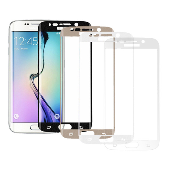 3D Echt Glas Displayschutz Folie für Samsung Galaxy S6 Edge PLUS Curved