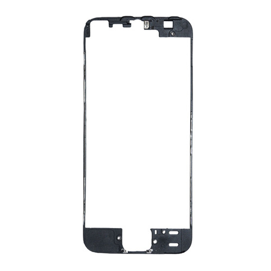 Frame Rahmen für iPhone 5S mit Heißkleber - Black