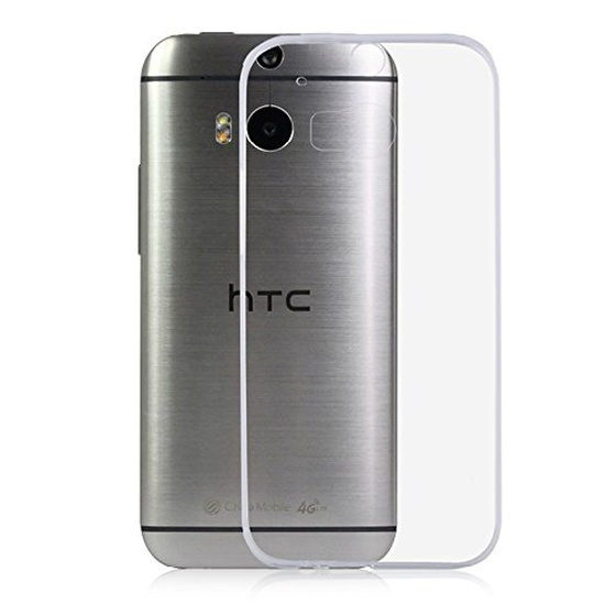 Schutzhlle aus Silikon fr HTC M8 Transparent Klar