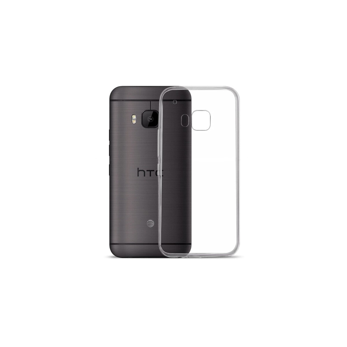Schutzhülle aus Silikon für HTC M9 Transparent Kla