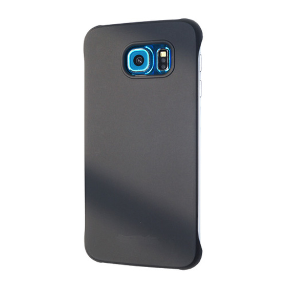 Schutzhlle Backcover Bumper fr Samsung S6 / S6 Edge - Black